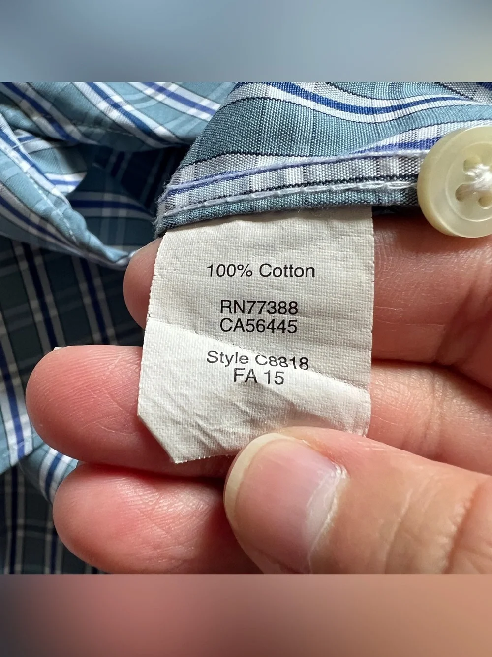J. Crew Thompson‎ Shirtings Wrinkle Free Plaid Button Down Shirt Western Sz XL